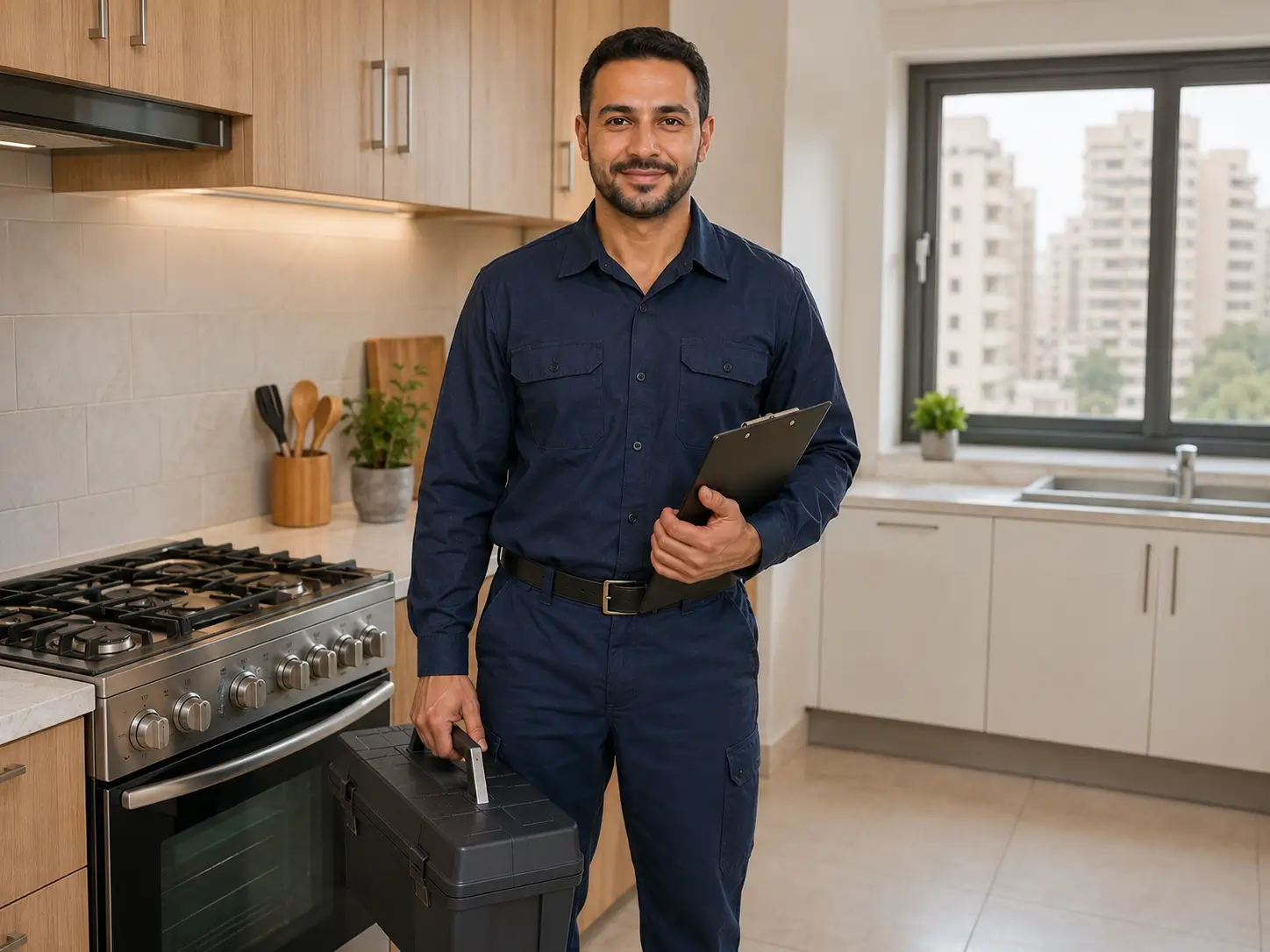 فني FixStove بيصلح جهاز يونيفرسال في المهندسين