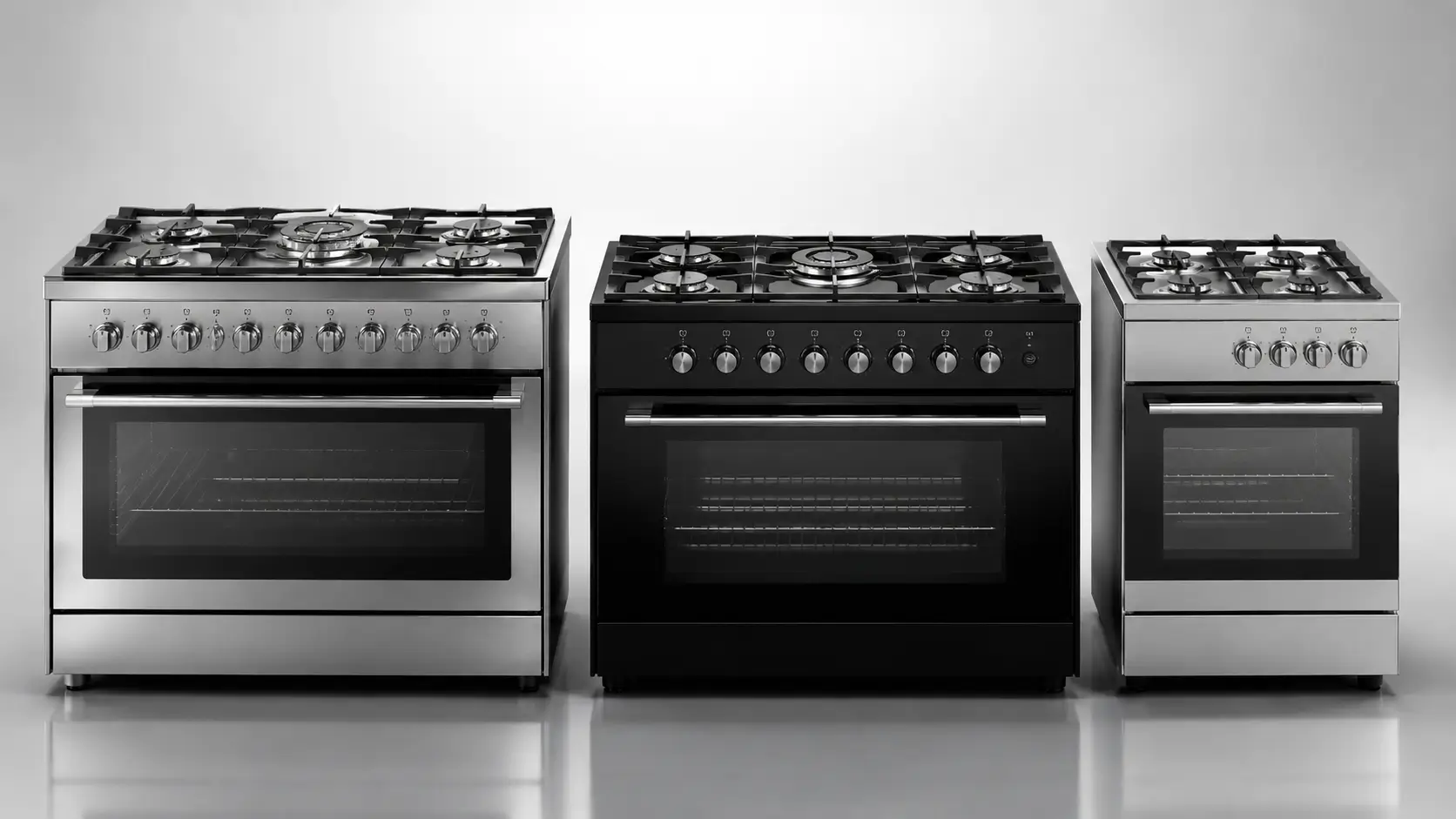 Fresh stove models — Hammer, Professional, Moderno and Plaza