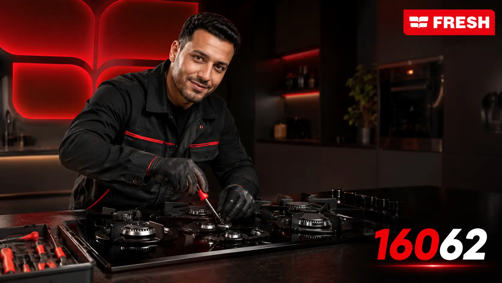 The range of Fresh cookers in different sizes and types that we repair
