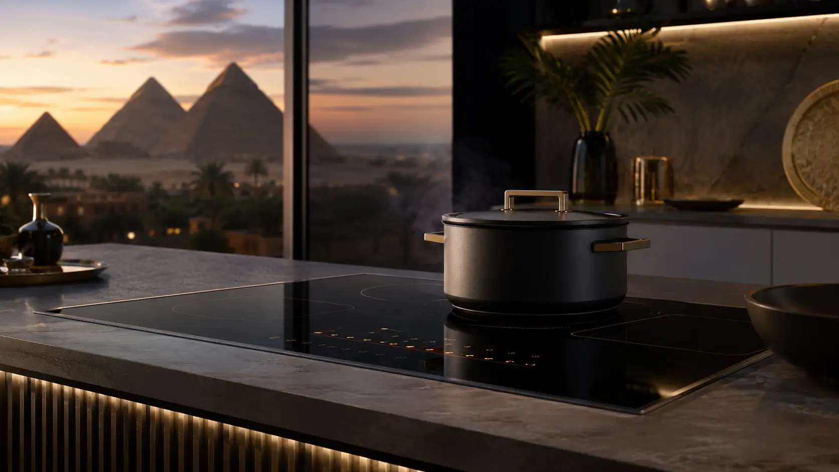 فني FixStove أثناء صيانة مسطح إندكشن