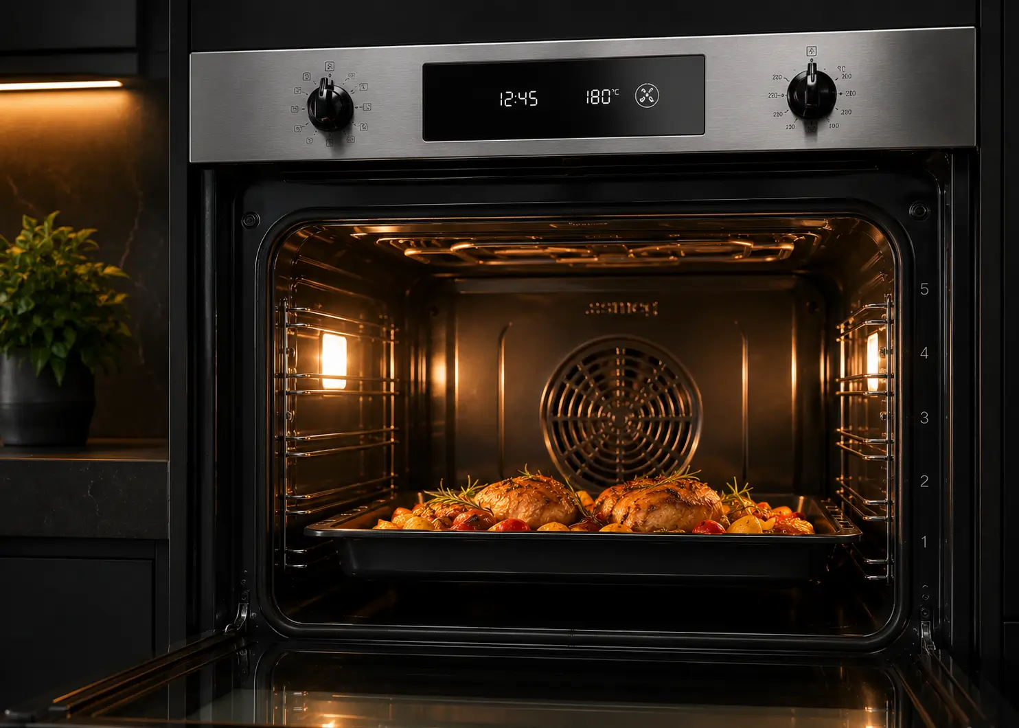 Smeg technician repairing an Italian Smeg oven